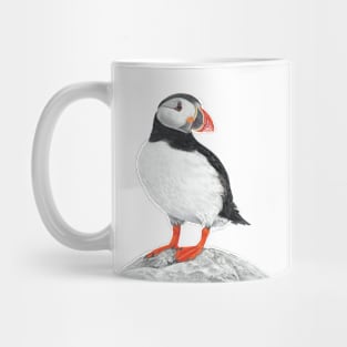 Puffin pastel art Mug